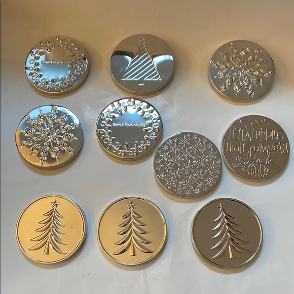 Bath & Body Works | Holiday | Bath Body Works Candle Lids | Poshmark